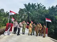 Jembatan Garuda Marubun Jaya di Simalungun Diresmikan