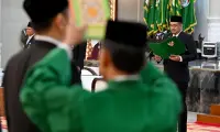 Gubernur Bobby Nasution Lantik 308 Pejabat Pemprov Sumut, Ingatkan Jangan Ada Pungli