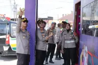 Kapolres Siantar Pantau Kesiapan Pos Pengamanan dan Pelayanan Operasi Ketupat
