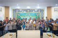 Kapolres Tapteng Perkuat Kordinasi Bersama Insan Pers