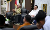 Wagub Sumut Surya Tegaskan Komitmen Jaga Stabilitas Daerah di Hadapan Menko Polkam