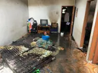 Dugaan Korsleting, 3 Rumah di Jalan Asahan Terbakar