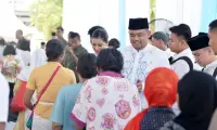 Gubernur Sumut Bobby Nasution Gelar Open House Idulfitri, Ribuan Warga Padati Rumah Dinas