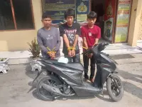 Tiga Pelaku Curanmor Ditangkap, Satu Unit Sepeda Motor Diamankan
