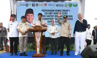 Bersama Mendagri dan Menteri PKP, Wagub Sumut Tinjau Huntap Tapsel