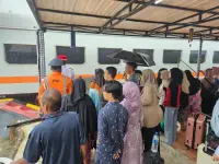 Penumpang Stasiun Merbau Naik 16 Persen Selama Angkutan Lebaran 2026