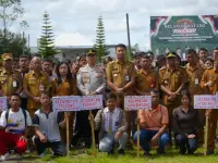 Bupati Oloan Buka Pekan Olahraga Pelajar Kabupaten Humbahas