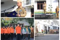 Pimpin Apel Gabungan, Sekdako Binjai: Kesiapsiagaan dan Respons Cepat Kunci Penanggulangan Bencana