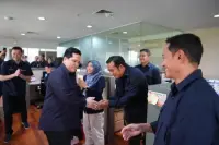 Menpora Erick Bersilaturahmi dengan Pegawai Kemenpora, Dorong Semangat Kerja Pasca Idulfitri