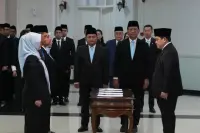 Lantik Pejabat Tinggi di Kemenpora, Menpora Erick: Rotasi ini Bentuk Komitmen Serius Transformas