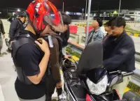 Polres Pematangsiantar Amankan 8 Motor Berknalpot Brong