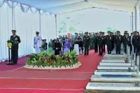 Sekjen Kemhan RI Hadiri Pemakaman Militer Prajurit TNI Gugur dalam Misi Perdamaian Dunia di Lebanon