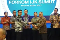 Dirut Heru Mardiansyah Resmi Jadi Ketua Forkom IJK Sumut