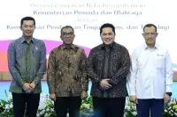 Kemdiktisaintek-Kemenpora Teken Nota Kesepahaman, Penguatan Ekosistem Olahraga Berbasis Pendidikan Tinggi