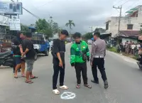 Kecelakaan di Jalan Rakutta Sembiring, Satu Penumpang Motor Luka-luka
