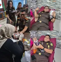 Donor Darah Wujud Kepedulian Kemanusiaan Kejari Simalungun di Hari Kartini