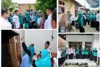 TP PKK Kota Binjai Serahkan Bantuan Rehabilitasi Rumah Sejahtera Terpadu