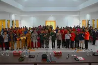Bupati Humbahas Bentuk Masyarakat Peduli Api, Terima Bantuan Peralatan dari Inalum