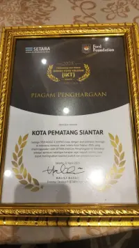 Kado Manis Untuk HUT Ke-155, Siantar Naik Satu Peringkat Kota Toleransi