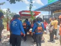 Keluar Rumah Bermain ke Sungai, Seorang Bocah Tenggelam di Sungai Parbebsi