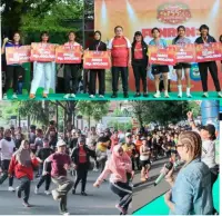 Semangat Pagi Fun Run - Zumba Meriahkan HUT Siantar ke-155
