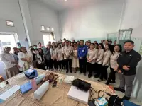 Pemkab Humbahas Kick Off Vaksinasi MR untuk Tenaga Medis di RSUD Doloksanggul