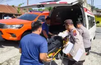 Jasad Pria Ditemukan Tergeletak di Simpang Sidamanik
