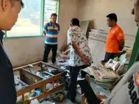 Kantor Lurah Tapian Nauli 2 Terbakar, 20 Menit Api Berhasil Dipadamkan