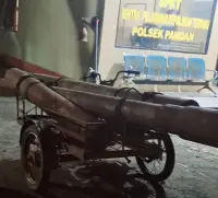 Pencuri Tiang Listrik di Hutanabolon Terciduk, Warga Langsung Lapor Polisi