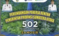 May Day, Pemkab Samosir Terima 502 BPJS Ketenagakerjaan untuk Pekerja Rentan dari Gubernur Sumut