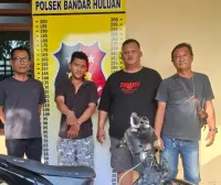 Polsek Bandar Huluan Tangkap Pelaku Curanmor