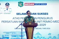 Di Pelantikan PWPM, Rico Waas: Tanpa Pemberitaan, Pembangunan Medan Tak Akan Diketahui Masyarakat