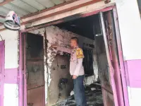 Bekas Rental PlayStation di Siantar Marihat Ludes Terbakar