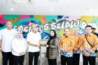 Temui Wali Kota Bandar Lampung, Wamensos Imbau Bentuk KSB dan Verifikasi DTSEN