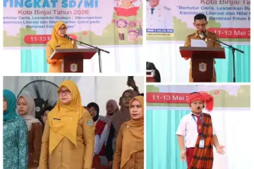 Tanamkan Kecintaan Literasi, Pemko Binjai Gelar Lomba Bertutur Pelajar SD/MI