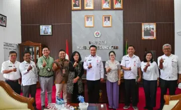 Bupati Humbahas Sambut Silaturahmi Asuransi Sinar Mas, Bahas Peluang Kolaborasi