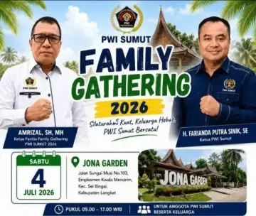 Family Gathering PWI Sumut 4 Juli 2026, Ayo Ramaikan