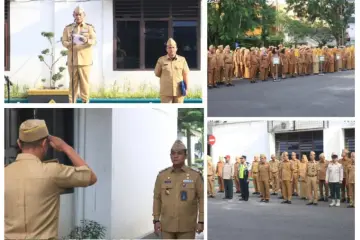 Sekda Binjai Dorong Pelayanan Publik Berkualitas dalam Apel Gabungan Pemko Binjai