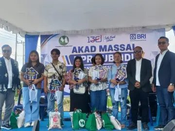 Dukung Program 3 Juta Rumah, PT Manutur Residence Grup Akad Massal KPR Subsidi