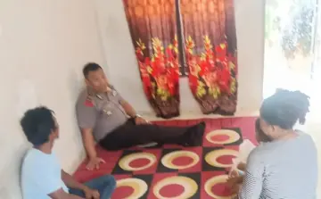 Polisi Salurkan Bantuan untuk Anak Stunting di Kampung Kuis Siantar Marihat