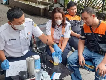 Pastikan Bebas Narkoba, KAI Divre I Sumut Gelar Tes Urine 68 Petugas