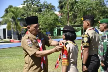 Wabup Tapteng Ingatkan Peserta Persami Agar Cinta Tanah Air