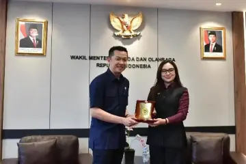 Wamenpora Taufik Terima Audiensi Wakil Wali Kota Kupang, Perkuat Sinergi Program Pemuda dan Olahraga