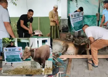 Keluarga Besar DR Rahmat Shah Sembelih 20  Hewan Qurban, 2 di Siantar ZOO