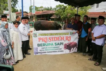 Kurban Presiden Prabowo di Siantar Dibagi ke 200 Orang Penerima