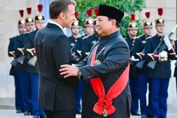 Presiden Prabowo Hadiri Jamuan Santap Malam Kenegaraan di Istana Élysée Paris