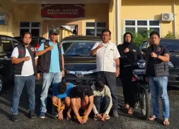 Tiga Pelaku Curanmor Ditangkap, Mobil Avanza yang Dikendarai Disita Polisi