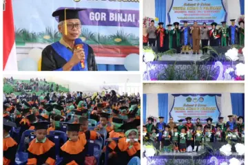 Wisuda Akbar RA Se-Kota Binjai, Asisten Administrasi Umum Setdako Binjai Tekankan Pentingnya Peran Orang Tua