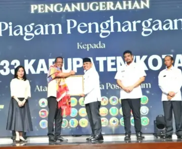 Pemkab Simalungun Terima Penghargaan atas Pembentukan 413 Posbankum