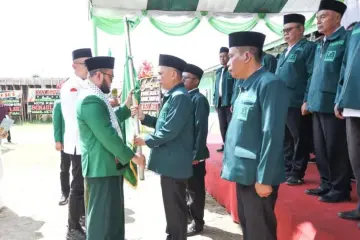 Ketua PD Al-Washliyah Pematangsiantar M Ishak Hutasuhut Dilantik
